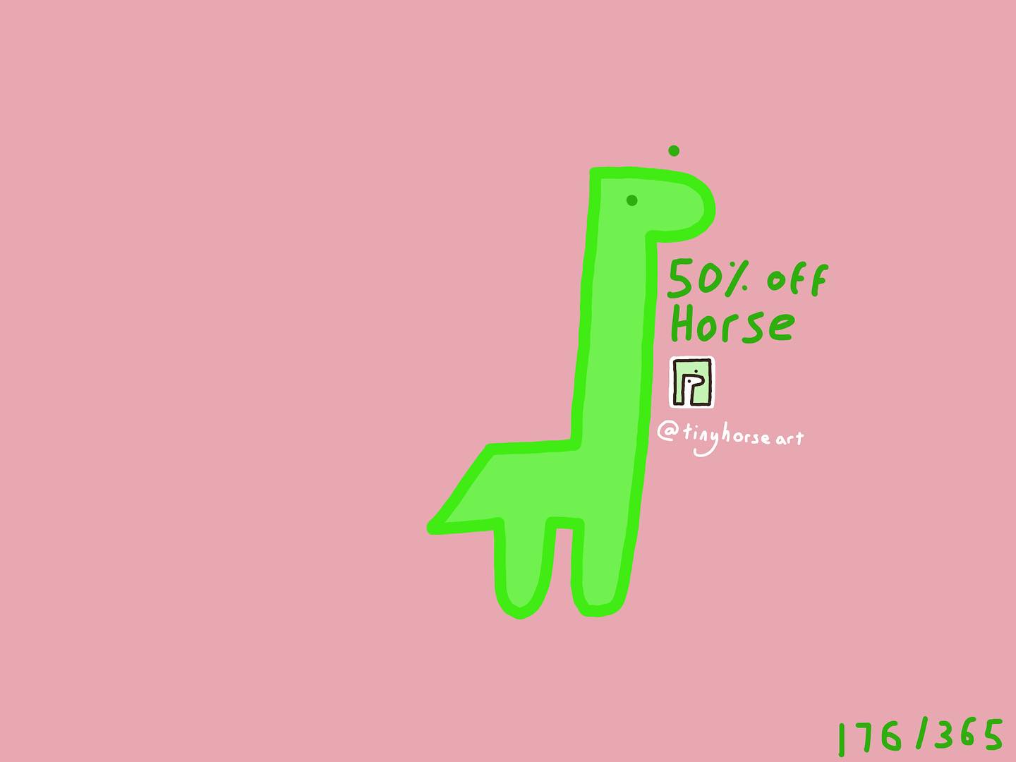 50% Off Horse