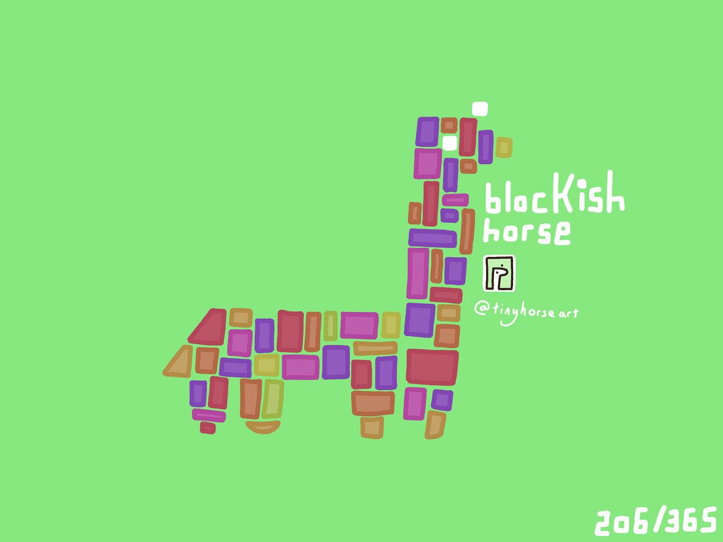 Blockish Horse
