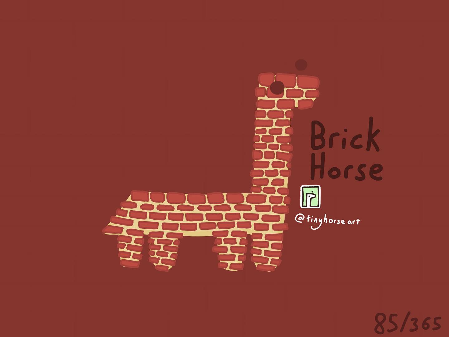 Brick Horse