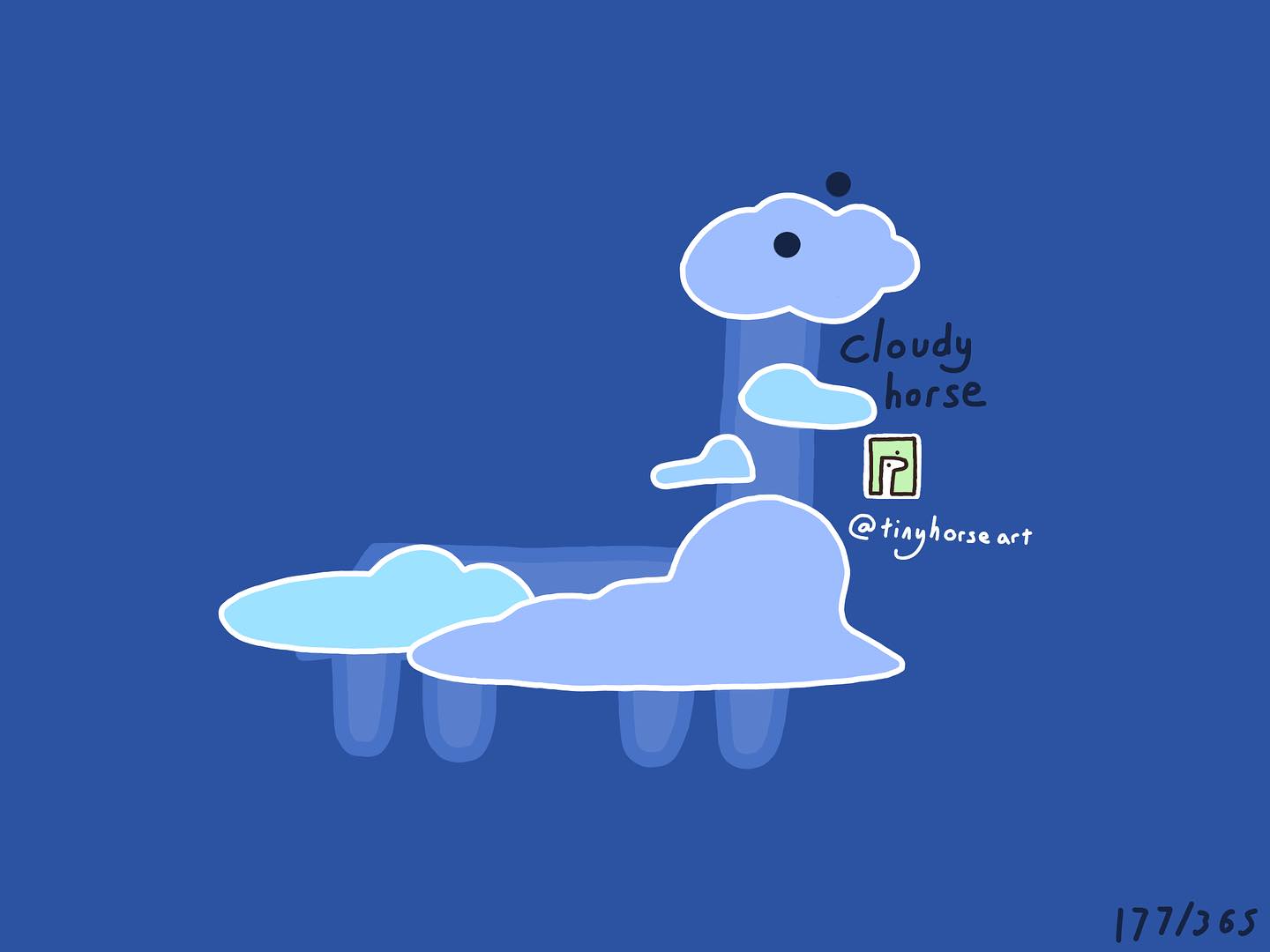 Cloudy Horse