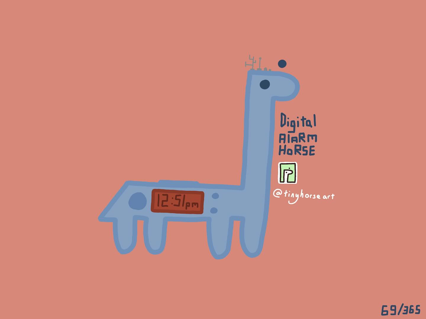 Digital Alarm Horse