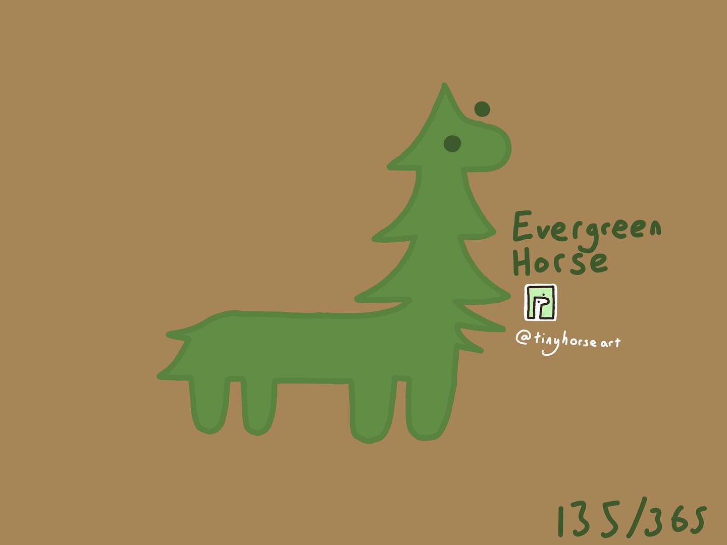Evergreen Horse