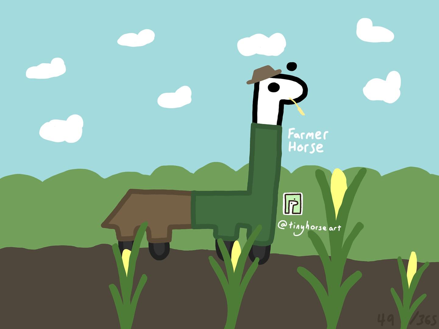 Farmer Horse