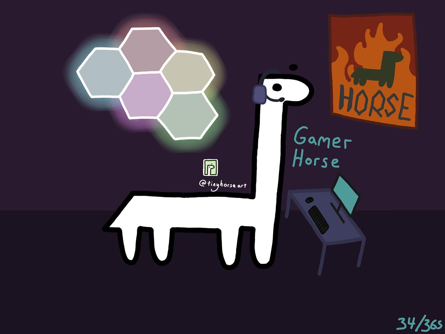 Gamer Horse