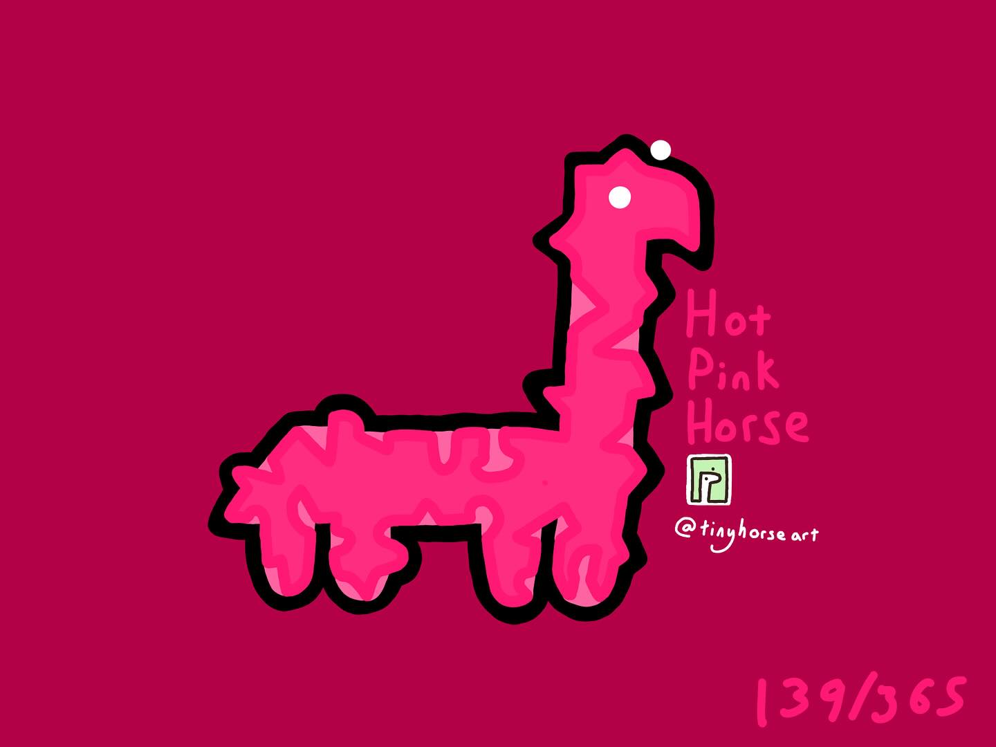 Hot Pink Horse