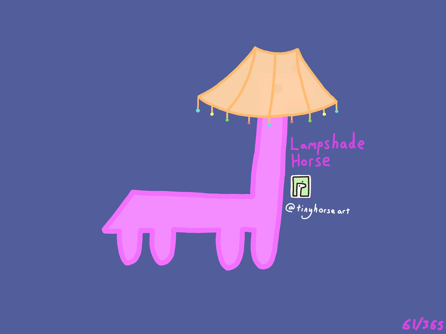 Lampshade Horse