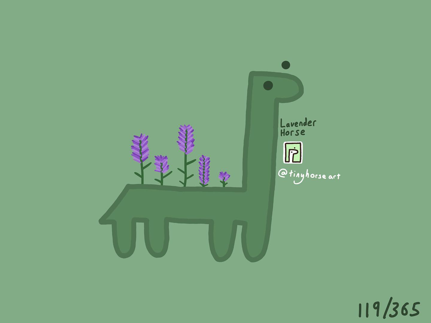 Lavender Horse