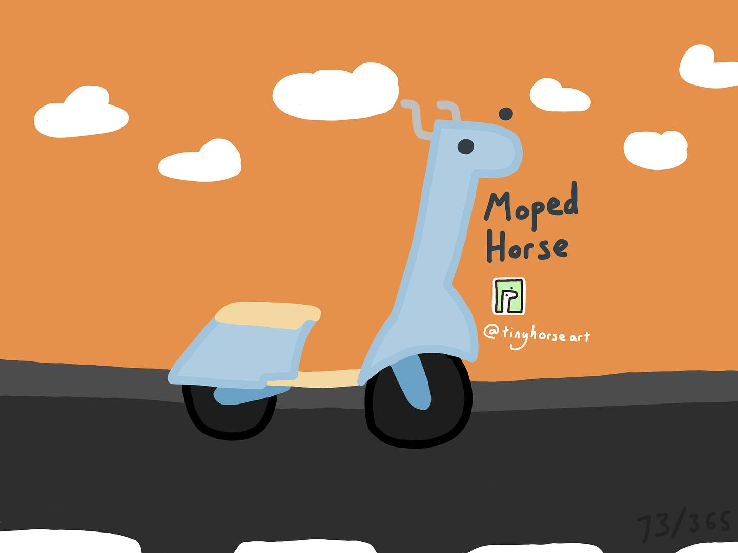 Moped Horse