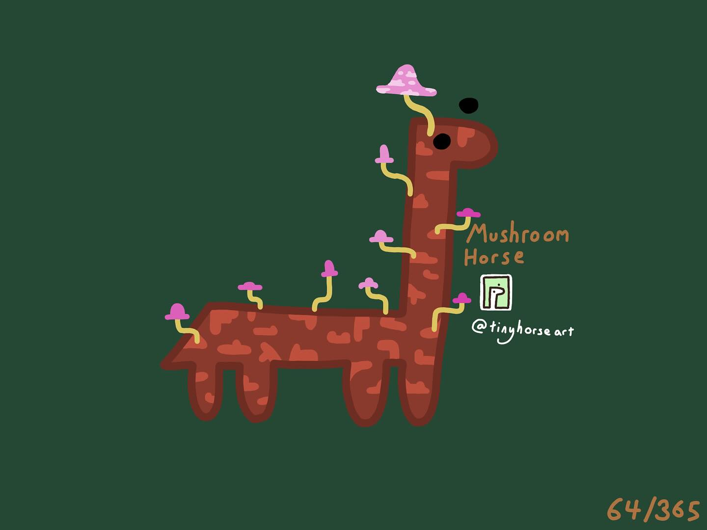 Mushroom Horse