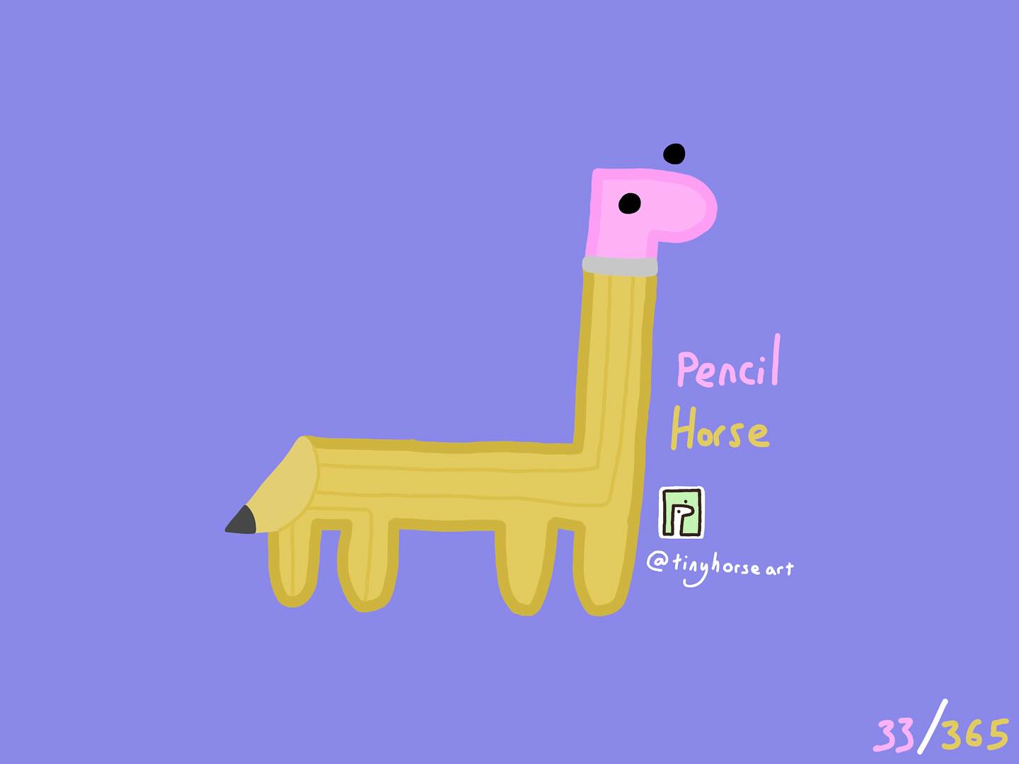 Pencil Horse