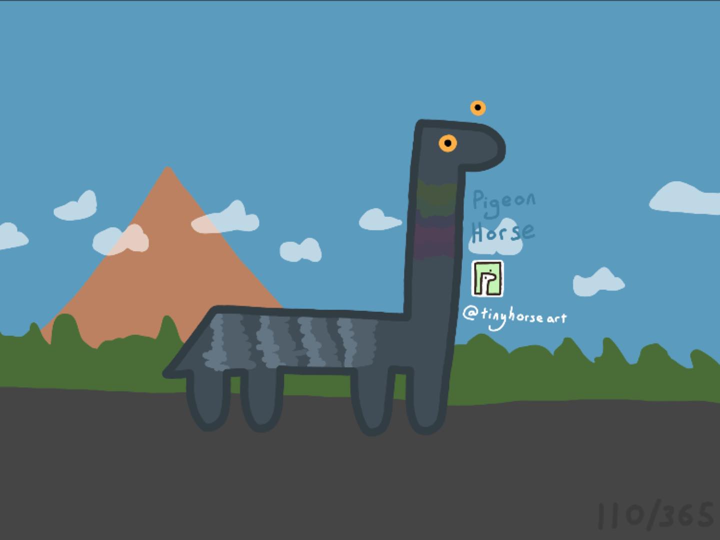 Pigeon Horse