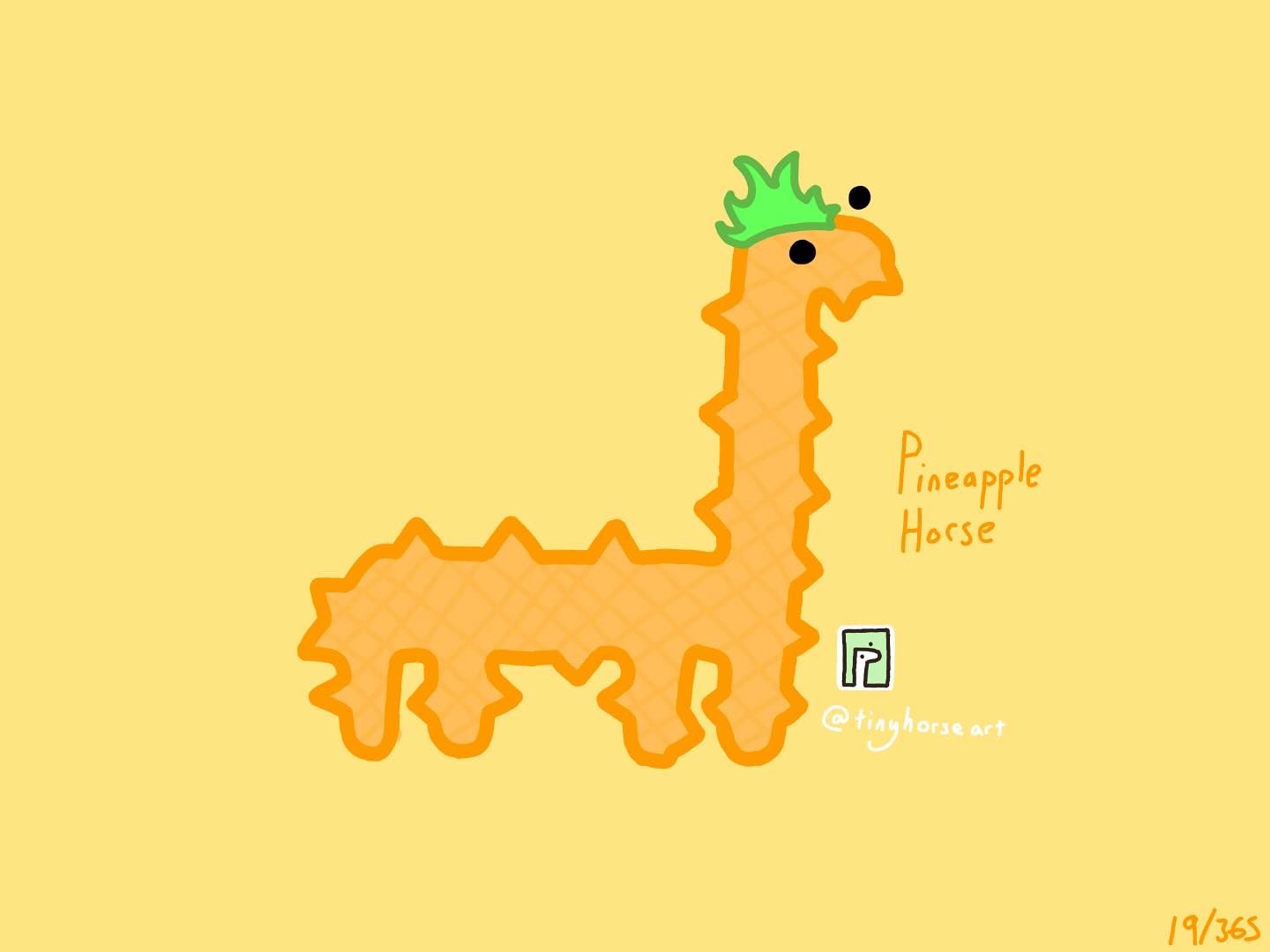 Pineapple Horse