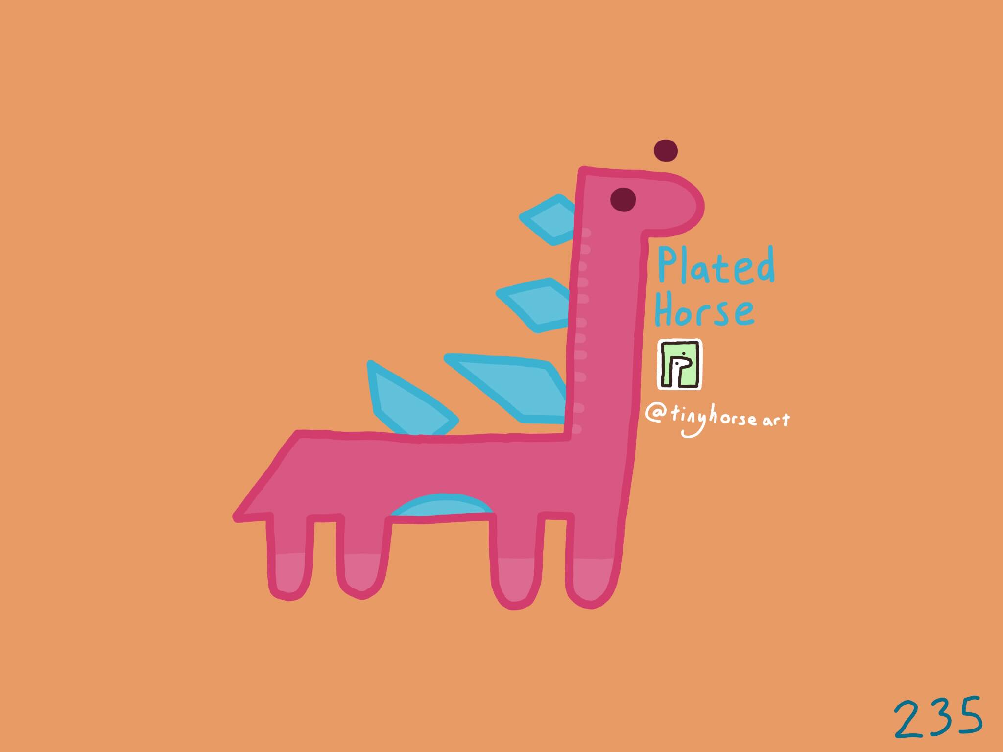 Plated Horse