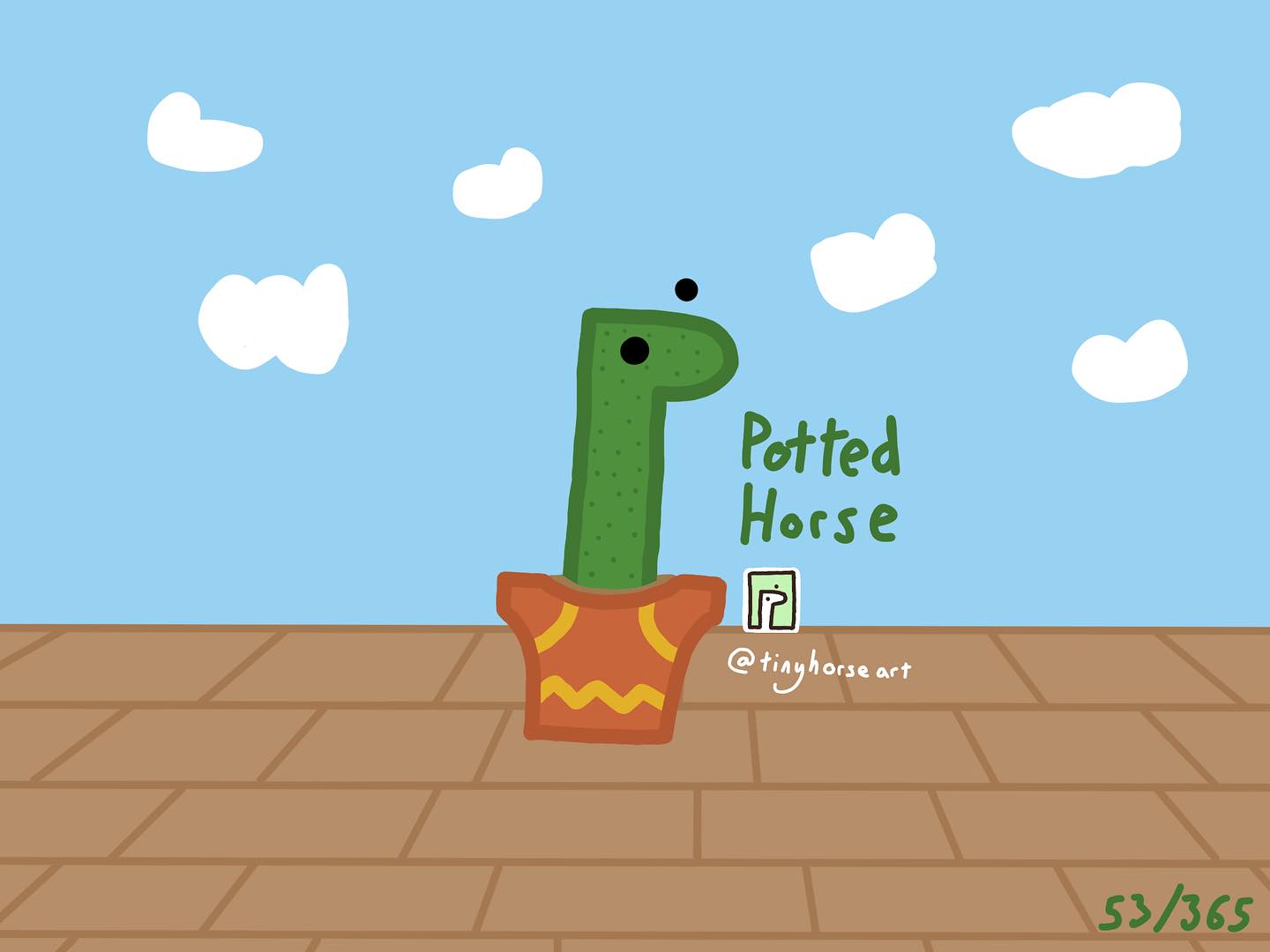 Potted Horse