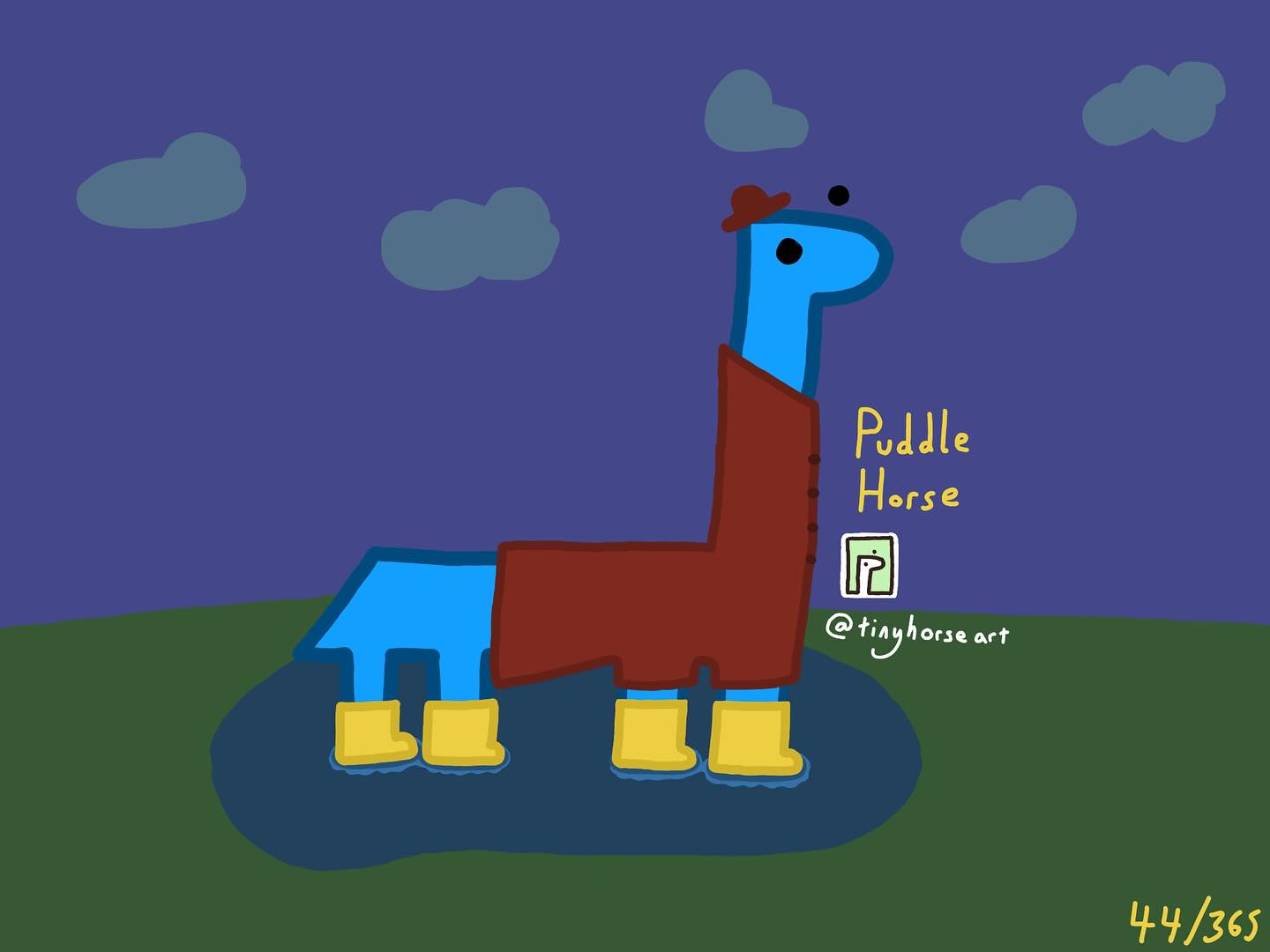 Puddle Horse