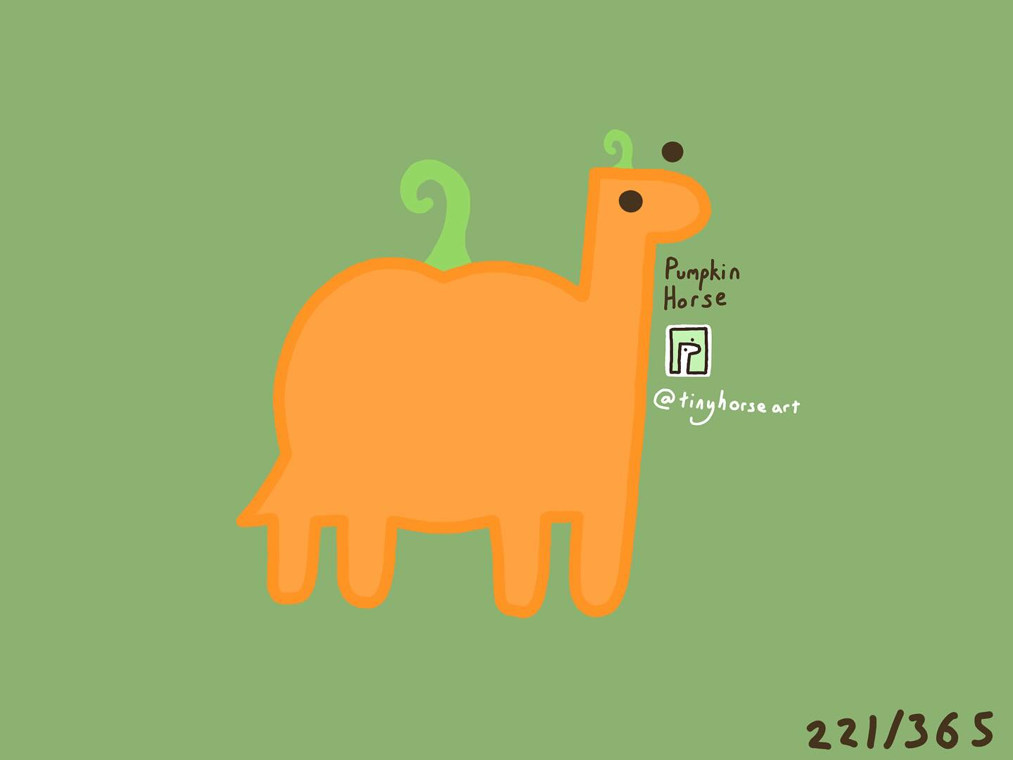 Pumpkin Horse