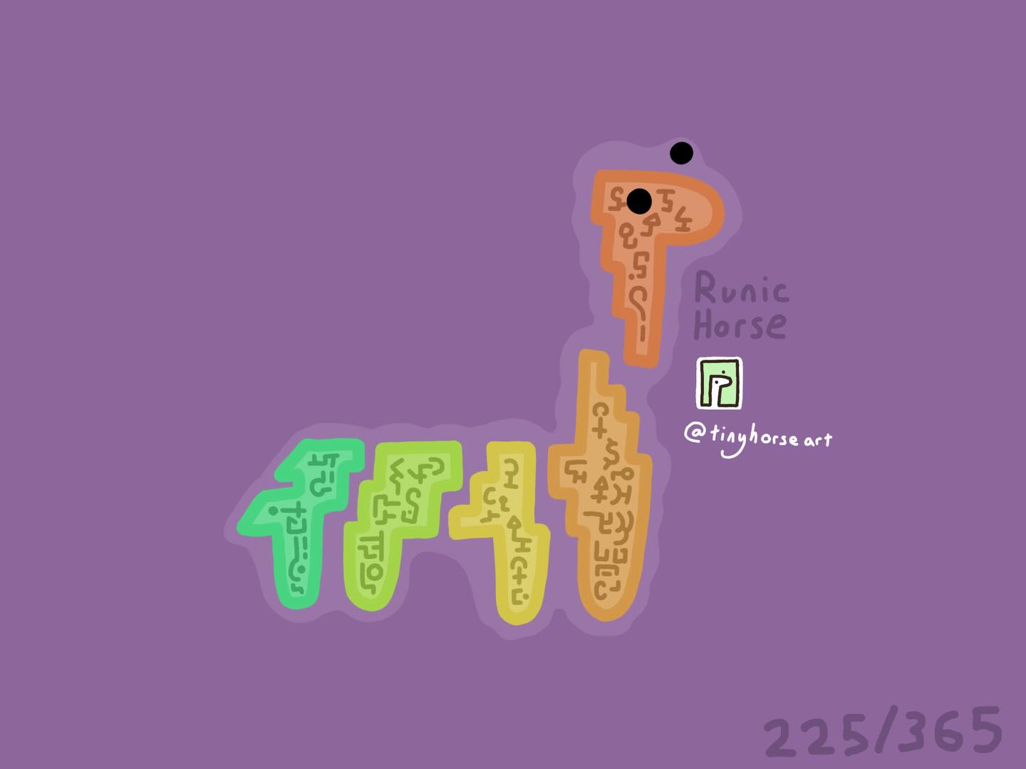 Runic Horse