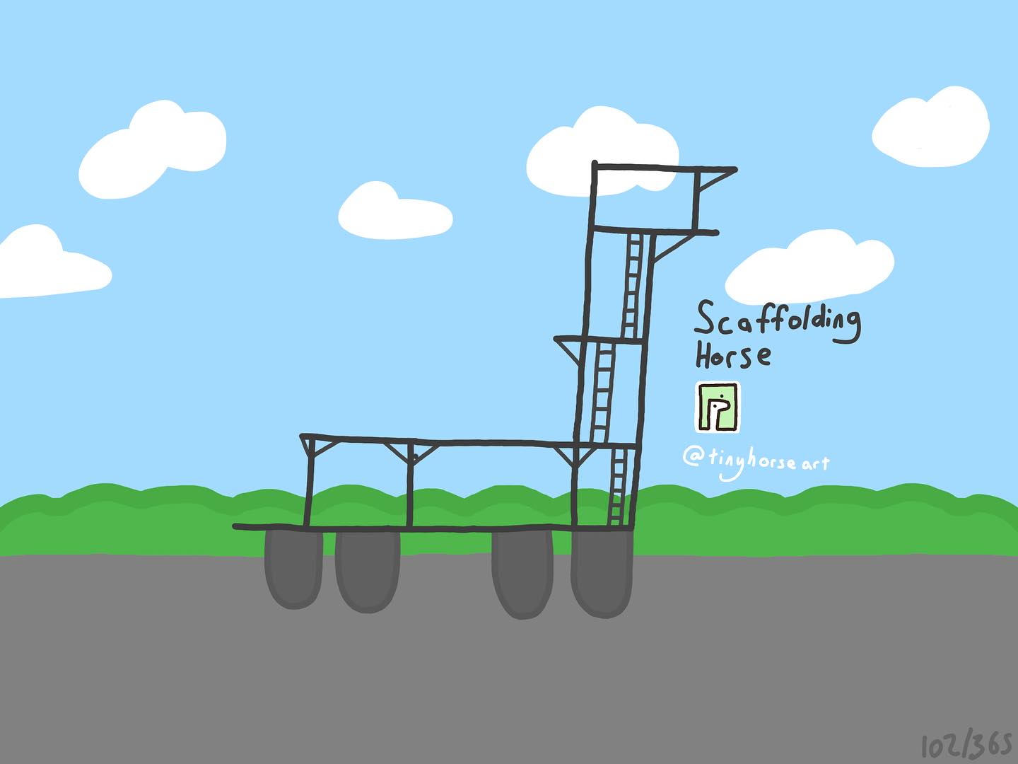 Scaffolding Horse