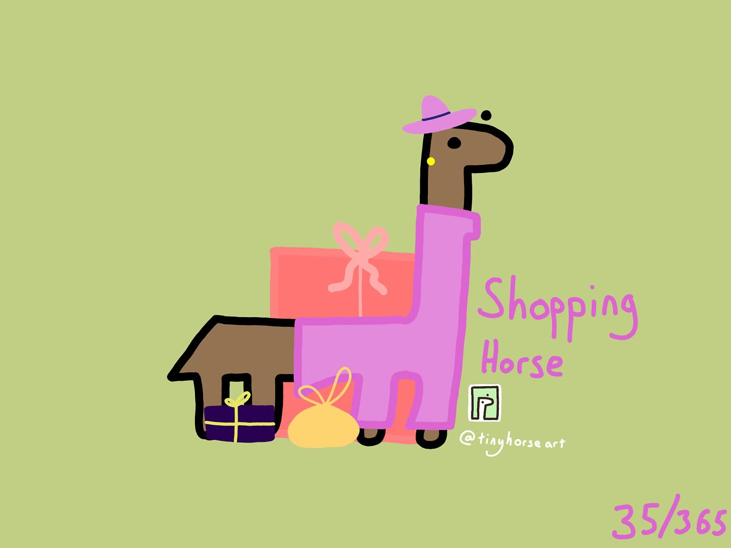 Shopping Horse