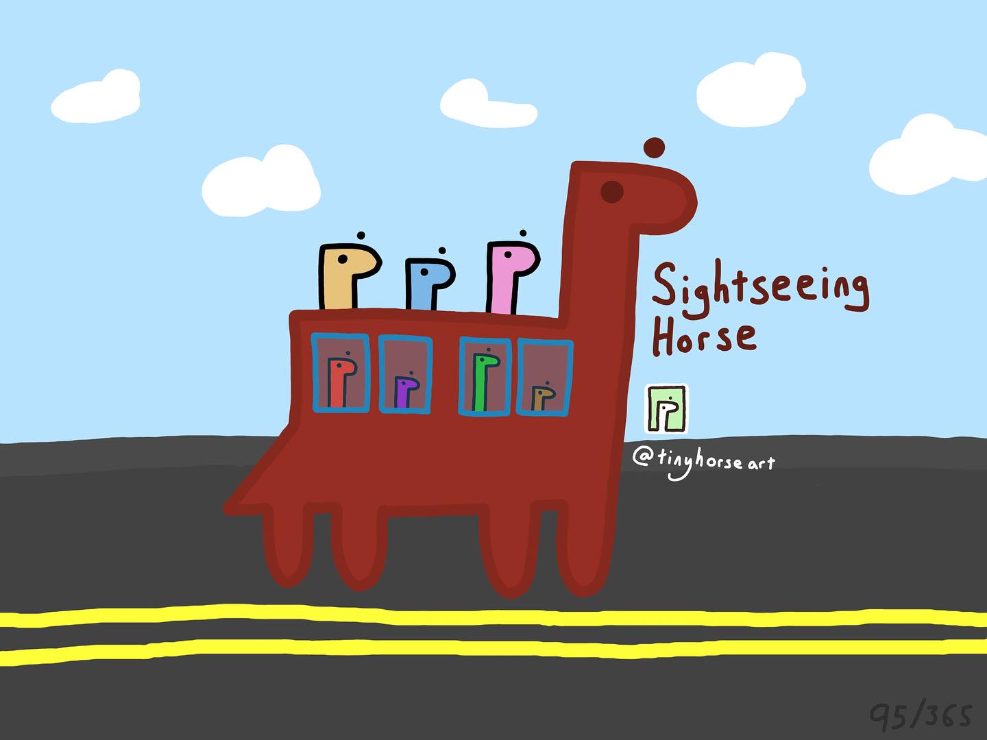 Sightseeing Horse