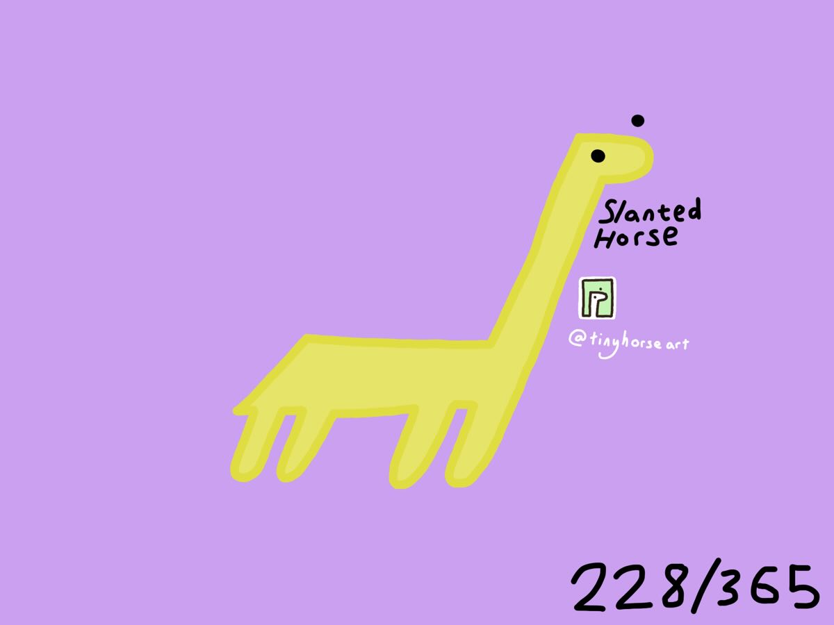 Slanted Horse