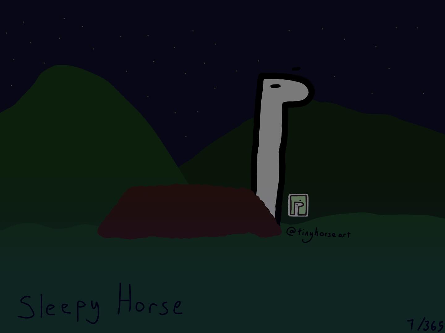 Sleepy Horse