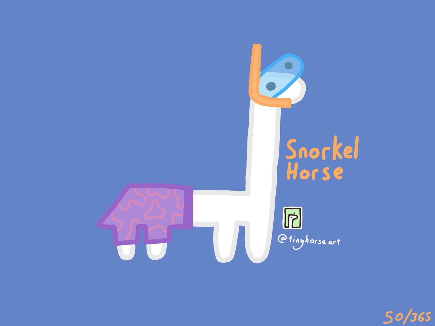 Snorkel Horse