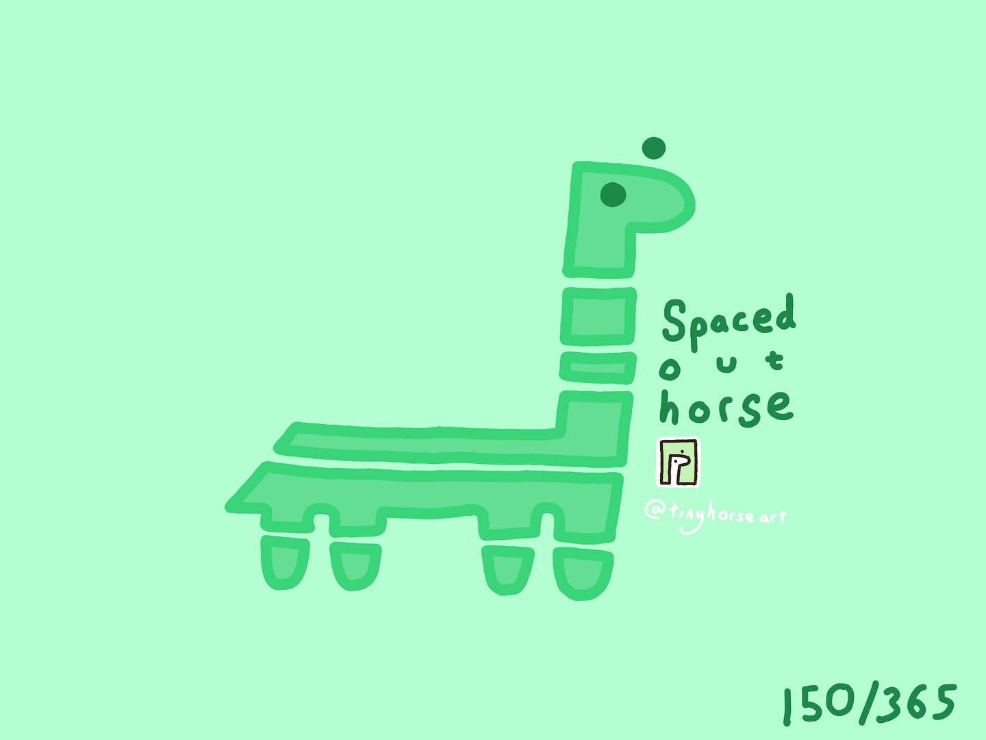 Spaced Out Horse
