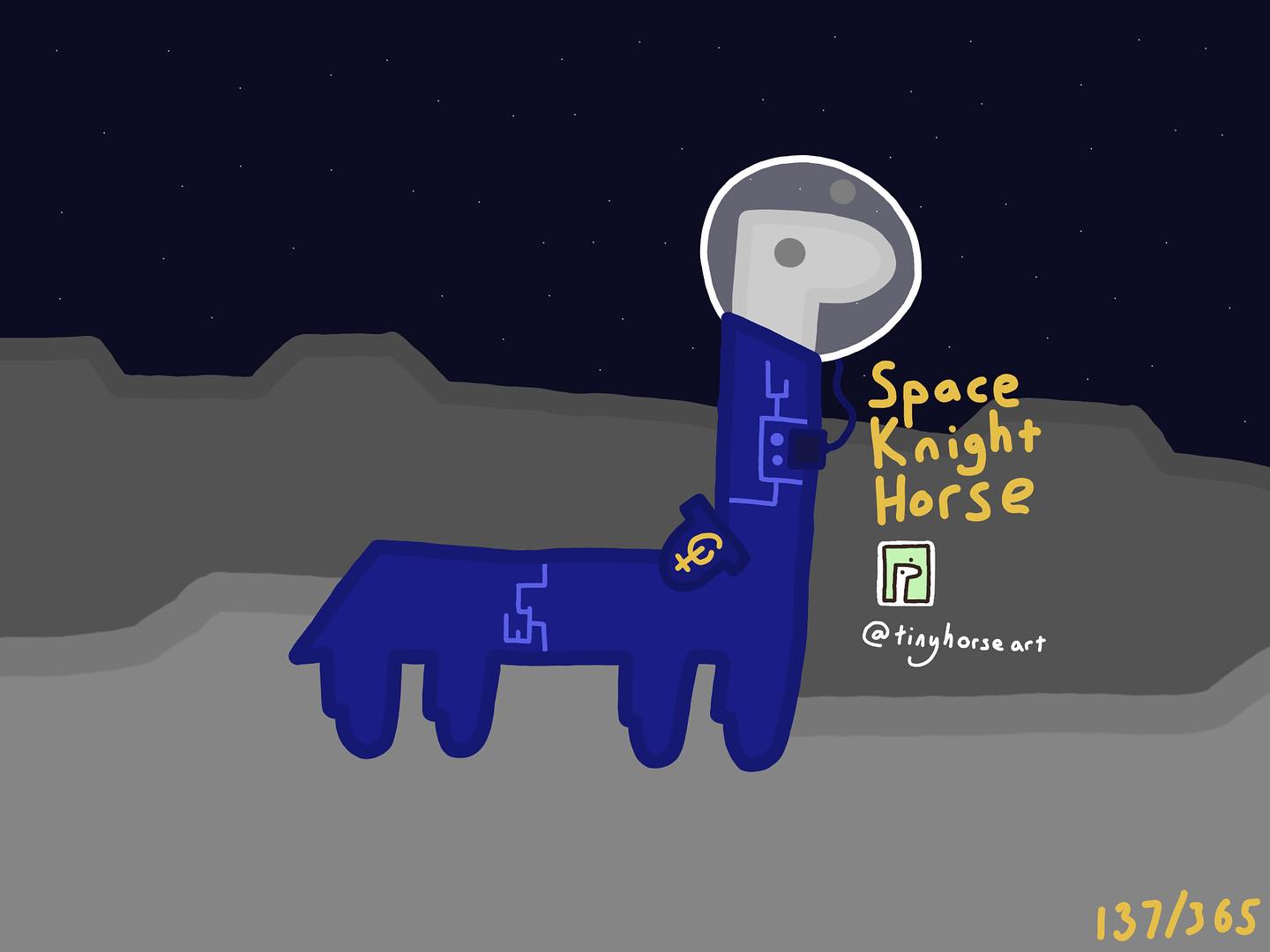 Space Knight Horse