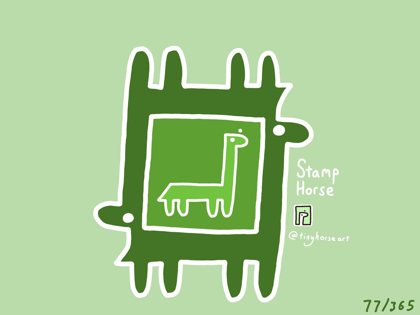 Stamp Horse