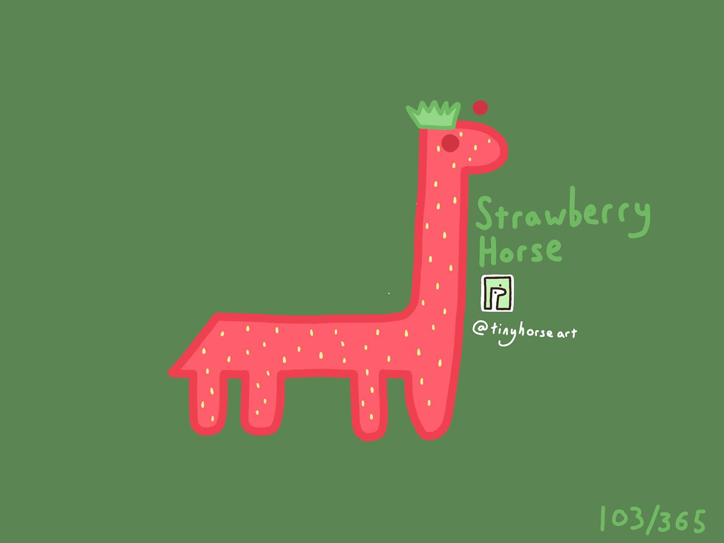 Strawberry Horse