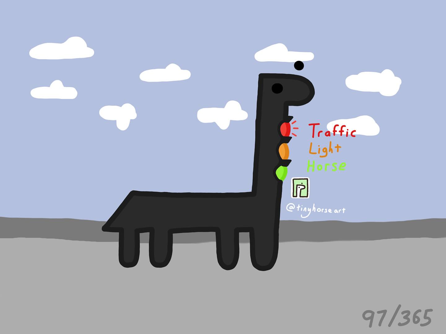 Traffic Light Horse