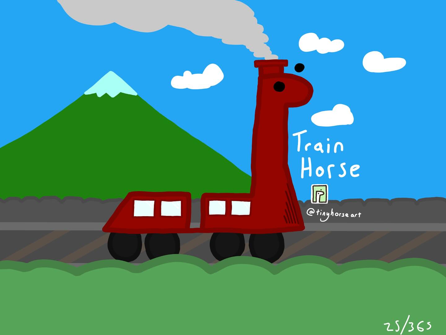 Train Horse