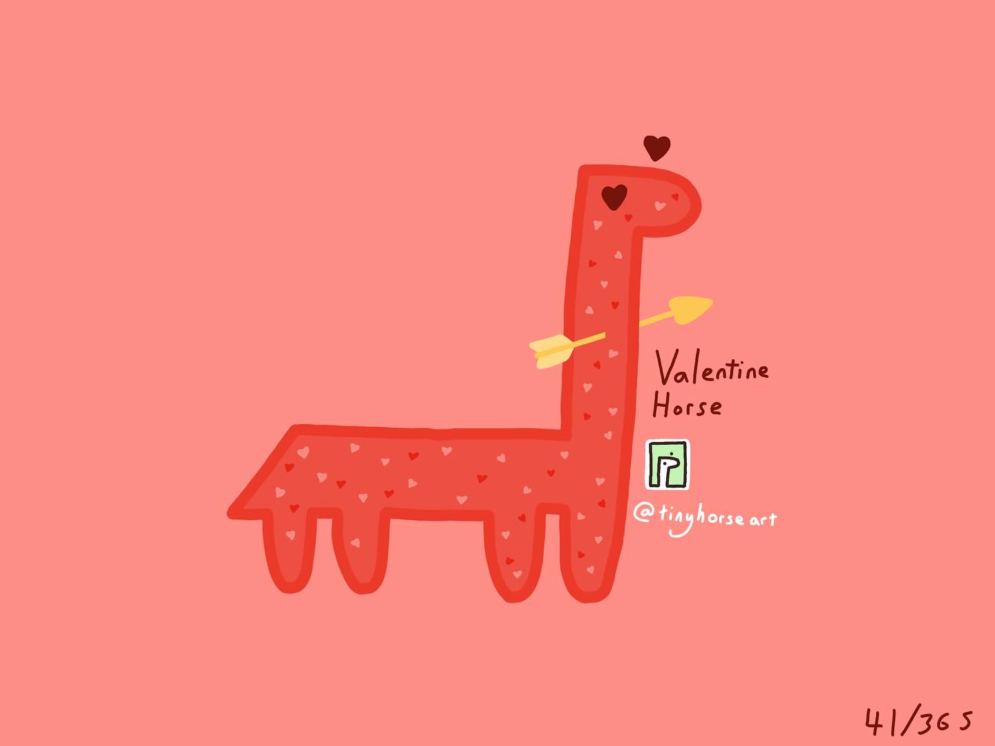 Valentine Horse