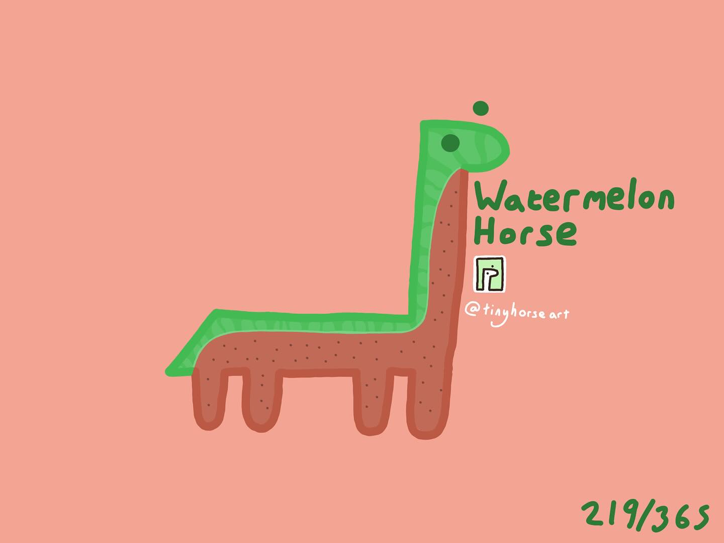 Watermelon Horse